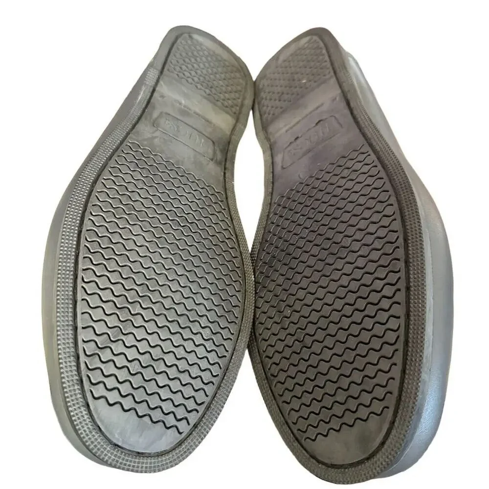 Hugs and Co Men's Gray Leather Loafers Size 12 Casual Shoes penny loafers - Picture 9 of 12